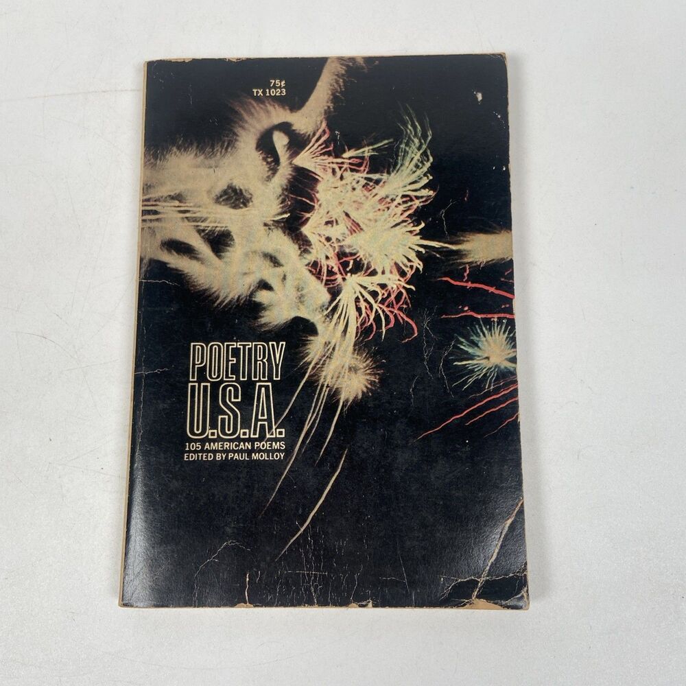 Poetry U.S.A 105 American Poems Edited by Paul Molloy Pre Owned Paperback Vtg